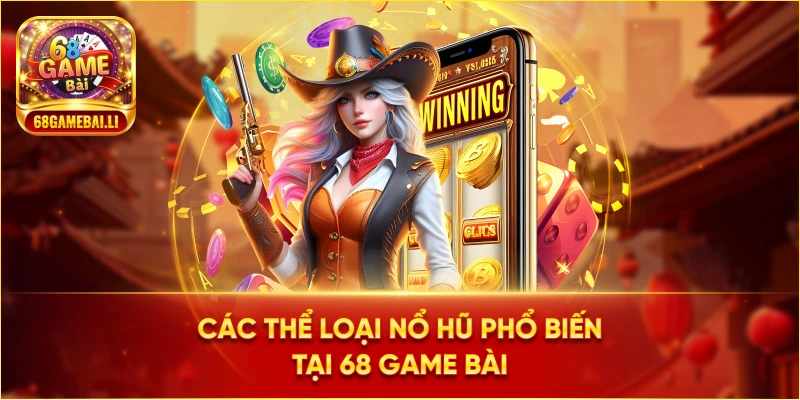 Các thể loại nổ hũ phổ biến tại 68 Game Bài