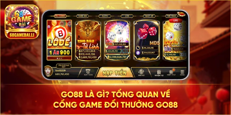 Go88 là gì? Tổng quan về cổng game đổi thưởng Go88